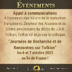 Colloque Tolkien 2023