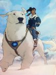 Korra et son animal de compagnie