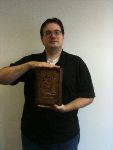 Brandon et son trophée