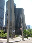 Exterieur de l'hôtel Delta Centre-Ville, où ont lieu les soirées