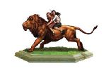 Lucy et Susan sur Aslan