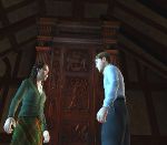 Peter et Susan devant l'Armoire Magique