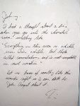 Lettre de Burton