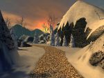 Ered Luin au Soleil couchant
