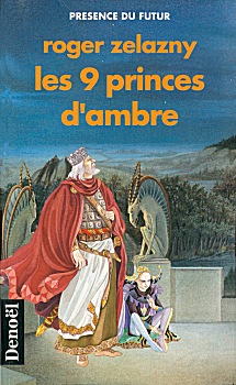 Couverture de Florence Magnin pour Les Neuf Princes d'Ambre (Denoël) Couverture de Florence Magnin pour Les Neuf Princes d'Ambre chez Denoël